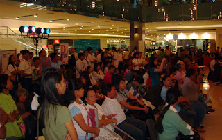 The audience were a mixed of PWD and non-PWDs.