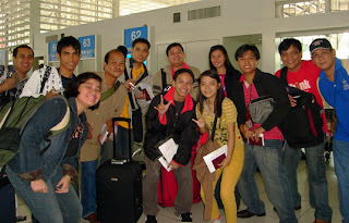 Day 1 (11:00 am) - Philippine Delegates prepare to board Philippine Airlines at NAIA 2 enroute to Incheon International Airport in Seoul, South Korea.