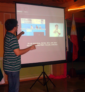 Sir Jojo explains about Accessible ICT Video