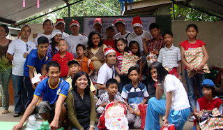 More than 35 kids received the toys and fruits courtesy of MCCID Main School students.