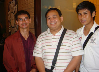 Sir Ervin and Lucky together with Kasamaka CBR Director Gerry Mariano