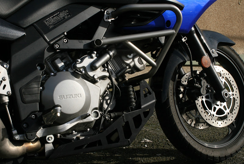 AltRider crash bars and skid plate for the Suzuki VStrom Adventure Rider