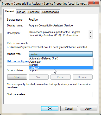 Program Compatibility Assistant ปิดซะอย่าให้มากวนใจ Pcad06