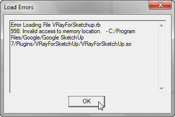 V-Ray for SketchUp 1.48.66 Error%20998