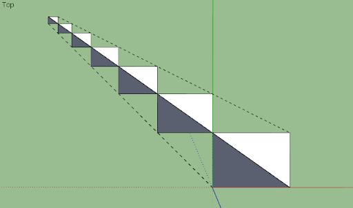มหัศจรรย์รูปสี่เหลี่ยมกับ SketchUp Sq-16