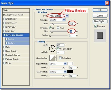Befel emboss