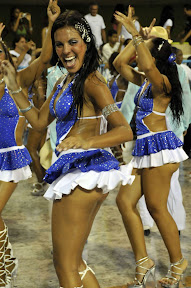 Belle ragazze Brasiliane nel Carnevale di Rio de Janeiro Brasil