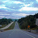 clouds over the highway