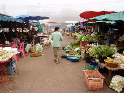 market in morning