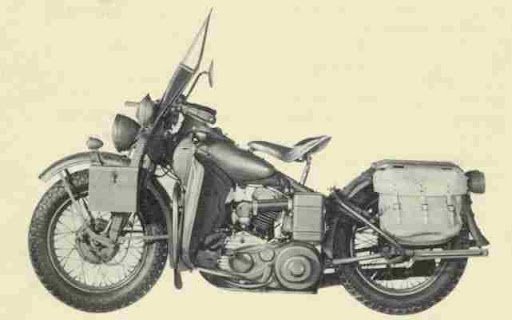 Harley Davidson WLA Motorcycle Service Parts Manuals
