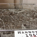Макет разрушенного Ганновера 1945 года в городской ратуше