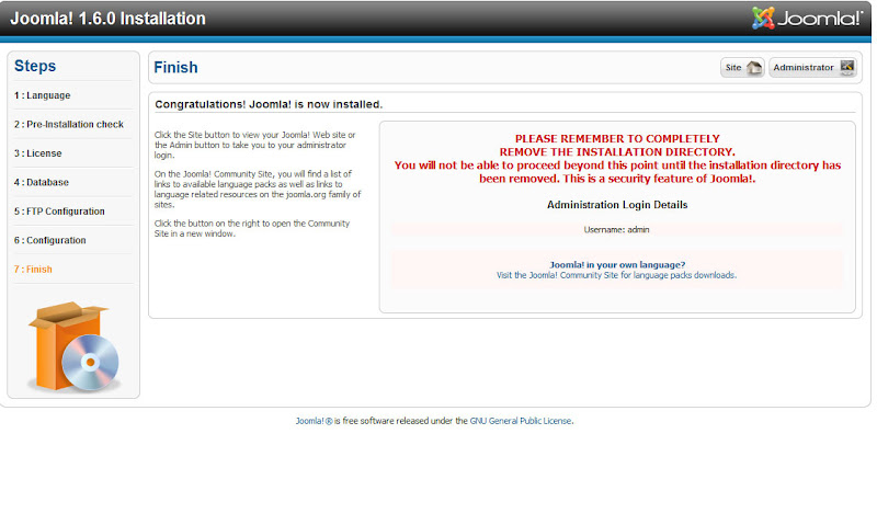 joomla 1.6 install 