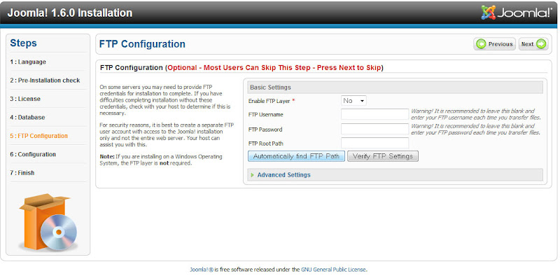 joomla 1.6 install 