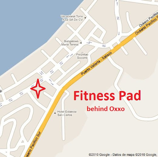 fitness pad map