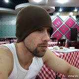 James has some residual lettuce