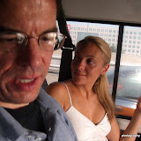 Pierre and Jennifer on the way from the airport
