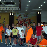 group picture with shaolin students