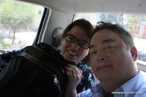 Riding in the truck from the airport (Day 1: Sat, 9/12)