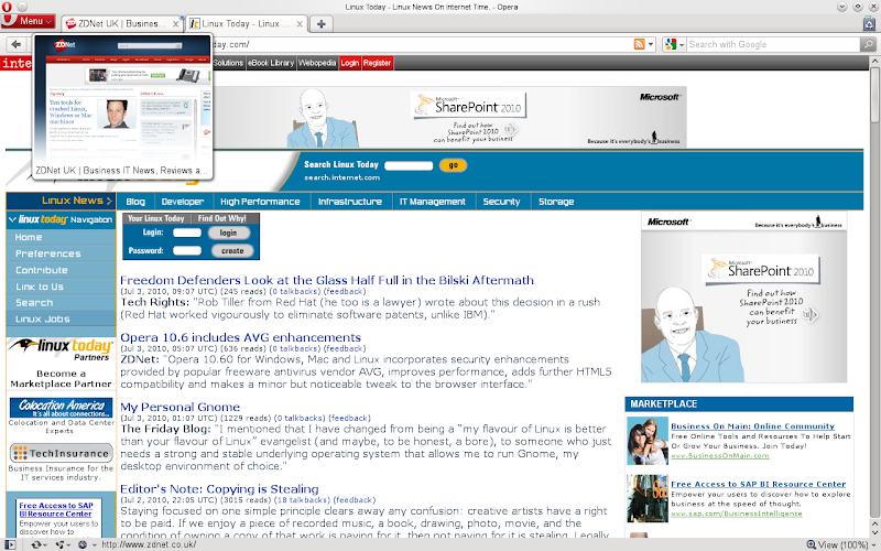 Opera Sophisticated Tabs