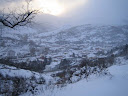 Invierno en La Pola de Gordón (León).- Foto cedida por Eloy José