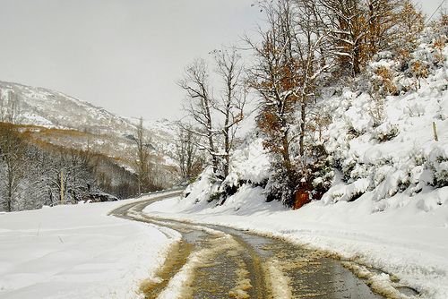 Carretera de Buiza (Concejo de Gordón.-León) Foto de Alfredo G. Álvarez