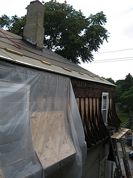The Mansard hip gets insulation. 