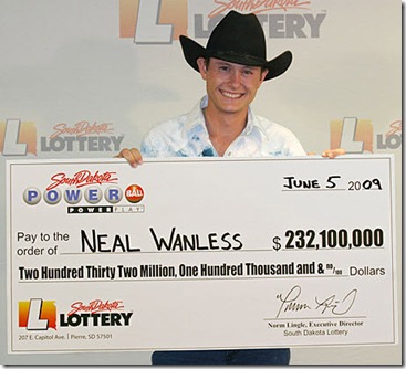 Neal Wanless Wins 232.2 Million Powerball Jackpot