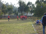 Celebrando el tercer gol