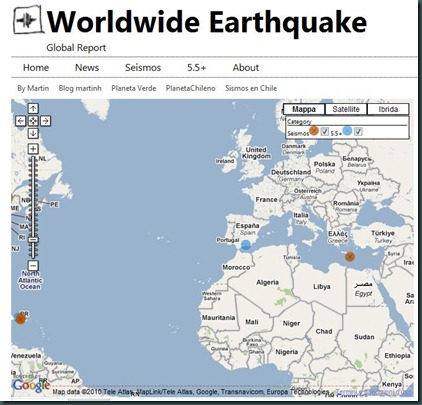 worldwide earthquake