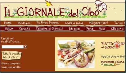 il giornale del cibo