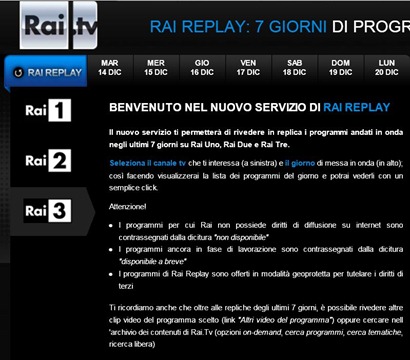 LA RAI IN REPLICA