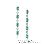 Round-Emerald-and-Diamond-Dangling-Earrings-in-14K-White-Gold--(2_5-mm)_ Round-Emerald-and-Diamond-Dangling-Earrings-in-14K-White-Gold--(2_5-mm)_