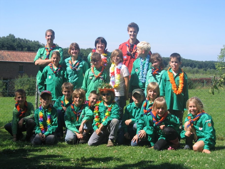 Zomerkamp 2009 Groepsfoto zomerkamp