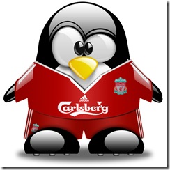 LiverpoolTUX - Ele também torce pro Liverpool...