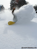 Tommy Lovvorn about to cove me (Billy Bacon) with snow.