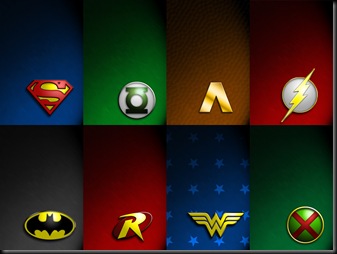 JLA Symbol Collage