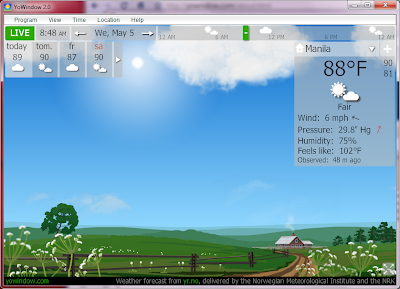 Display Weather Conditions As A Window On Your Desktop Display Weather Conditions As A Window On Your Desktop