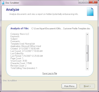 Remove Metadata From MS Word Documents Remove Metadata From MS Word Documents