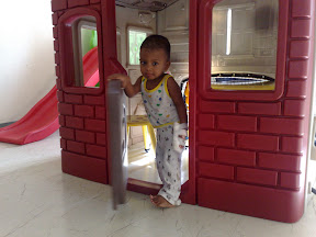 Amirthan in Lanka Hospital Playing Area