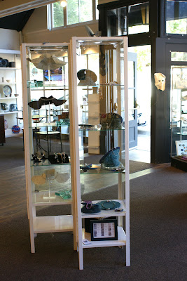 View of Sherry Cordova Jewelry at Pacific Art League in Palo Alto And, heres the view from inside the Pacific Art League Gallery in Palo Alto; my jewelry is on the right