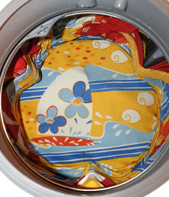 Front loading washer scene