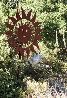 Metal sculpture at Yerba Buena Gardens Native Plant Nursery