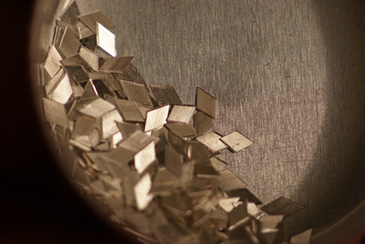 Fine silver diamond sheet shapes