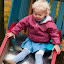 Down the slide