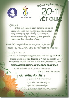 poster 20-11 chinh thuc poster 20-11 chinh thuc