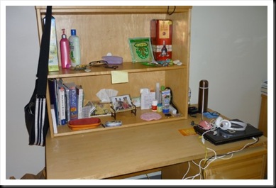 My study table.