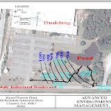 Leveraging technology to provide better and faster visualization of potential problems and solutions. Here the groundwater flow is imposed on an aerial photograph of a site.