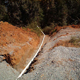Installation of a Landfill Gas vent trench