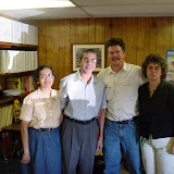 Left to Right - Achama and George Kokoth, Pat and Teresa Gagen