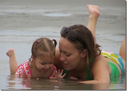 Aunt Kim and Caroline in the Water4